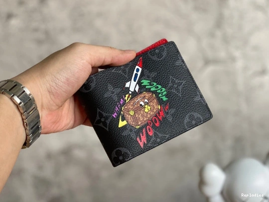 Rep ladies WALLET VUITTON LOUIS MULTIPLE 0805